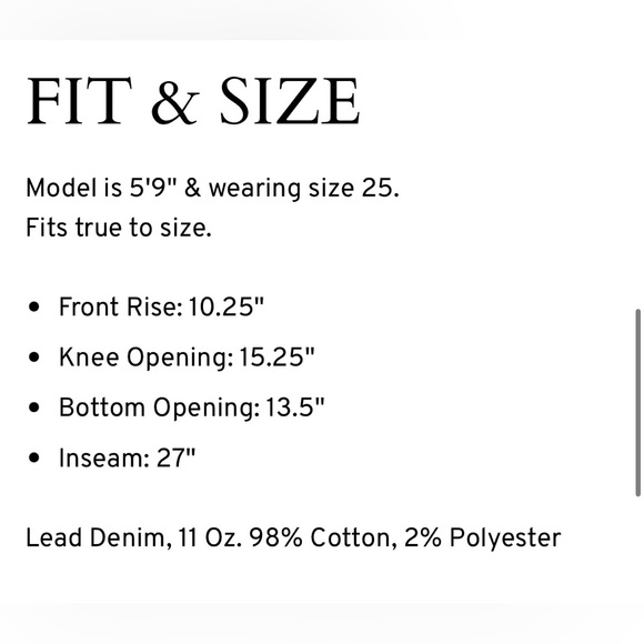 AG Isabelle High Rise Straight Crop. Raw Hem. Size 23 - Picture 12 of 13